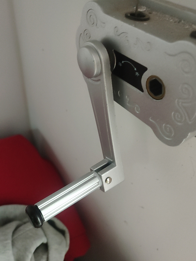 阳台升降晾衣架手摇器摇把手柄把手凉晾衣杆六齿角手摇柄通用配件