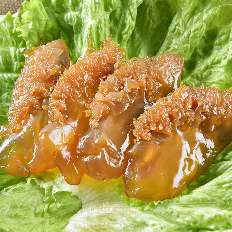 嘎嘣脆海蜇头非即食野生海蜇头凉拌菜鲜海蜇5斤桶装包邮