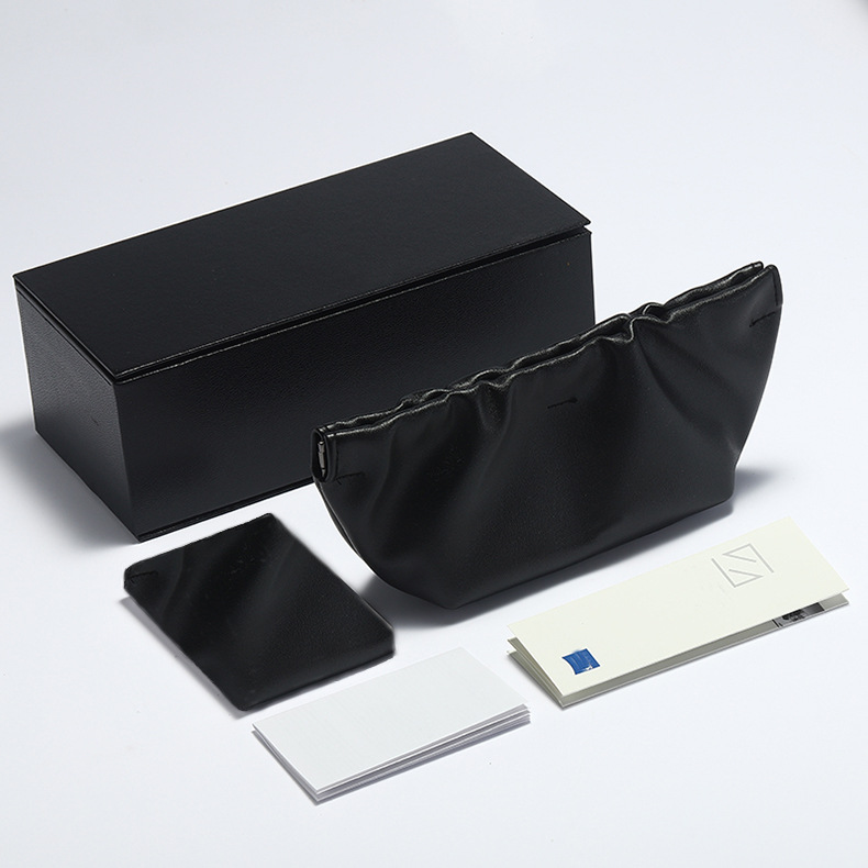 2021新款墨镜白色包装盒蓝色软包黑色太阳镜皮套gm云朵包眼镜工厂