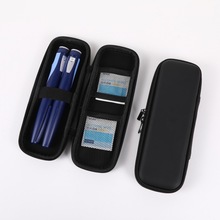 新款医疗用品收纳便携黑色EVA小型多功能硬壳胰岛素笔冷藏包