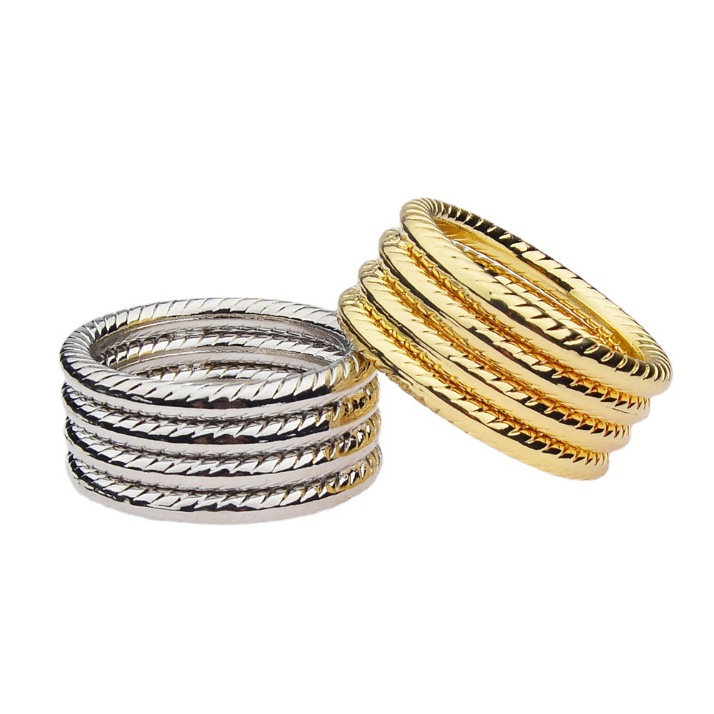 情趣用品成人用品银金色阴茎环金属阴茎环阳具环sm情趣玩具麻花环