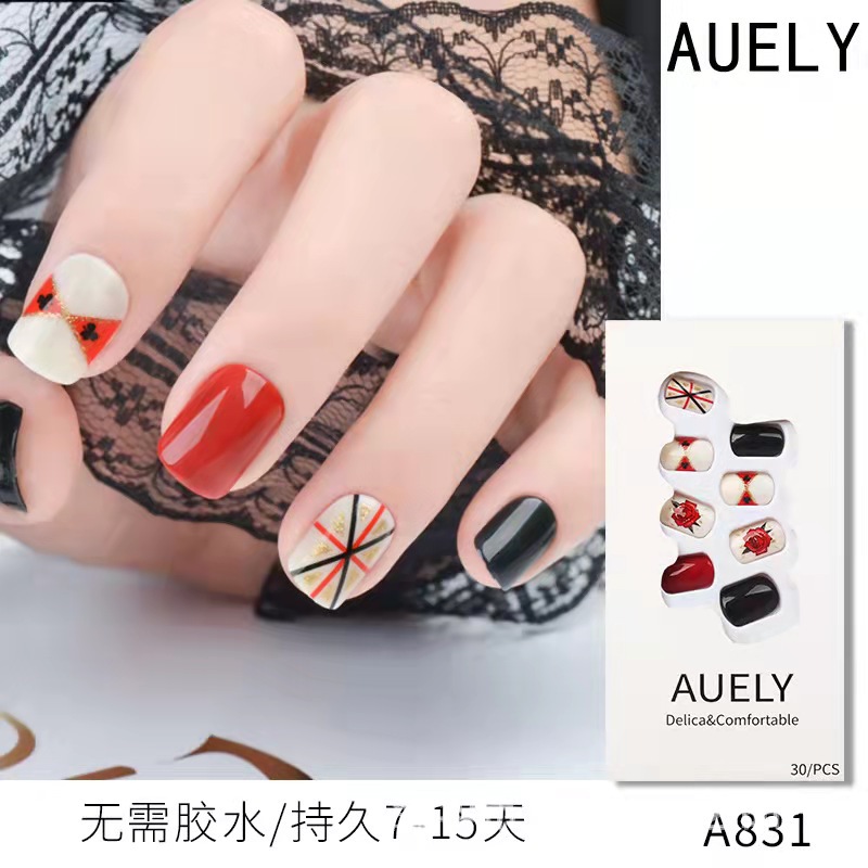 2023 Fake Nail Piece Foreign Trade Exclusively for Finished Nail Piece Nail Patch Disassembly Nail Patch