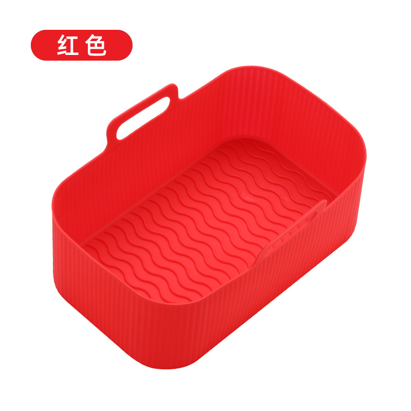 Baking Tray Heat Proof Mat Factory in Stock Wholesale Air Fryer Silica Gel Pad Oven Easy Cleaning Oil Insulation Silica Gel Pad