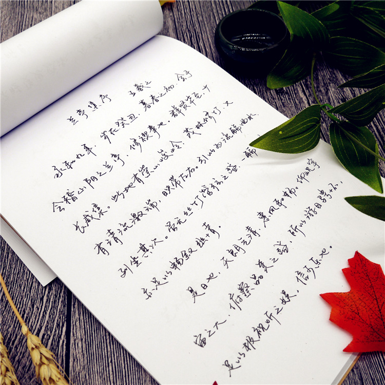 行草字帖成年人行楷行书男女生霸气手写连笔字体硬钢笔临摹练字帖