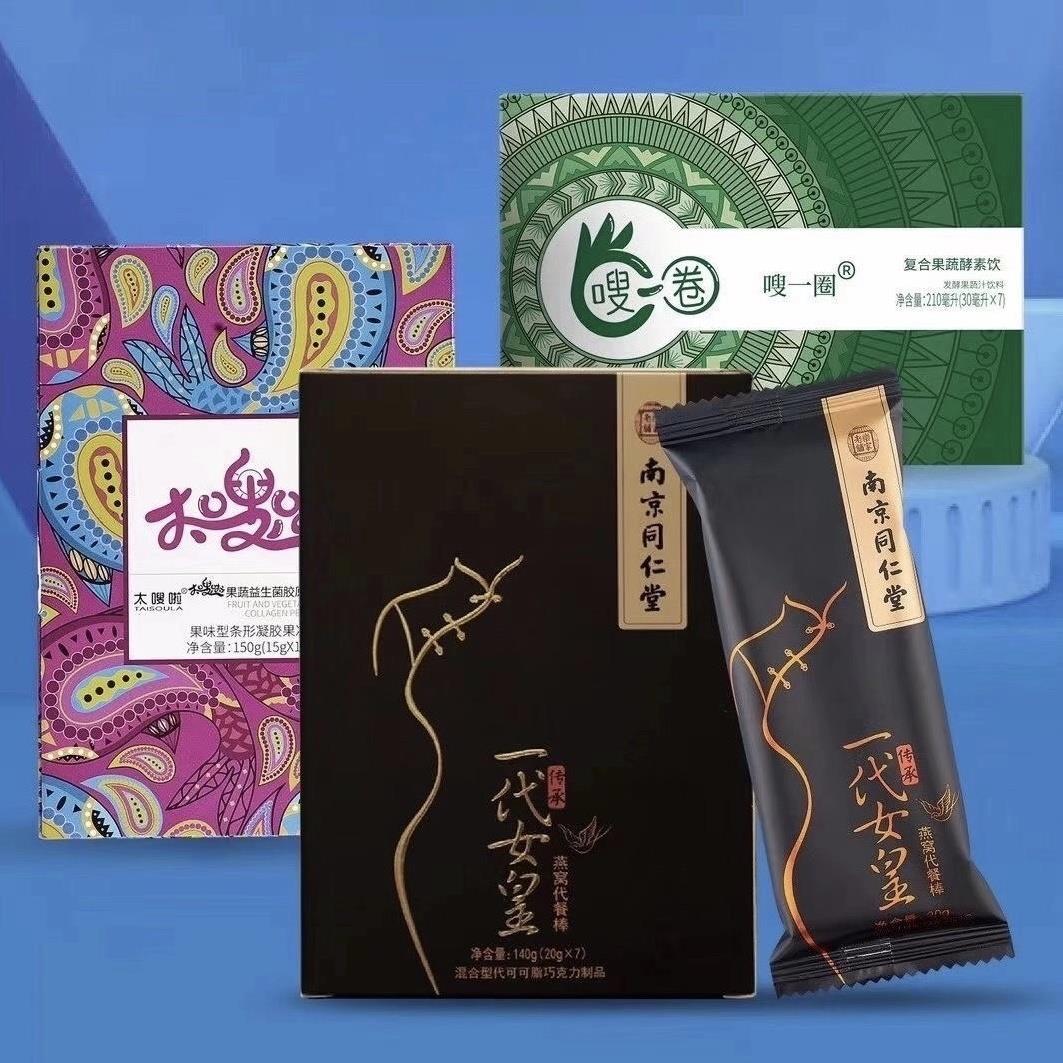 南京同仁堂一代女皇燕窝代餐棒缇丽莎尔三剑客燕麦代餐棒