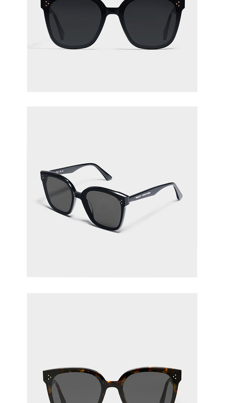 gm墨镜女rick大框圆脸大脸显瘦2021新款太阳镜防紫外线韩版眼镜