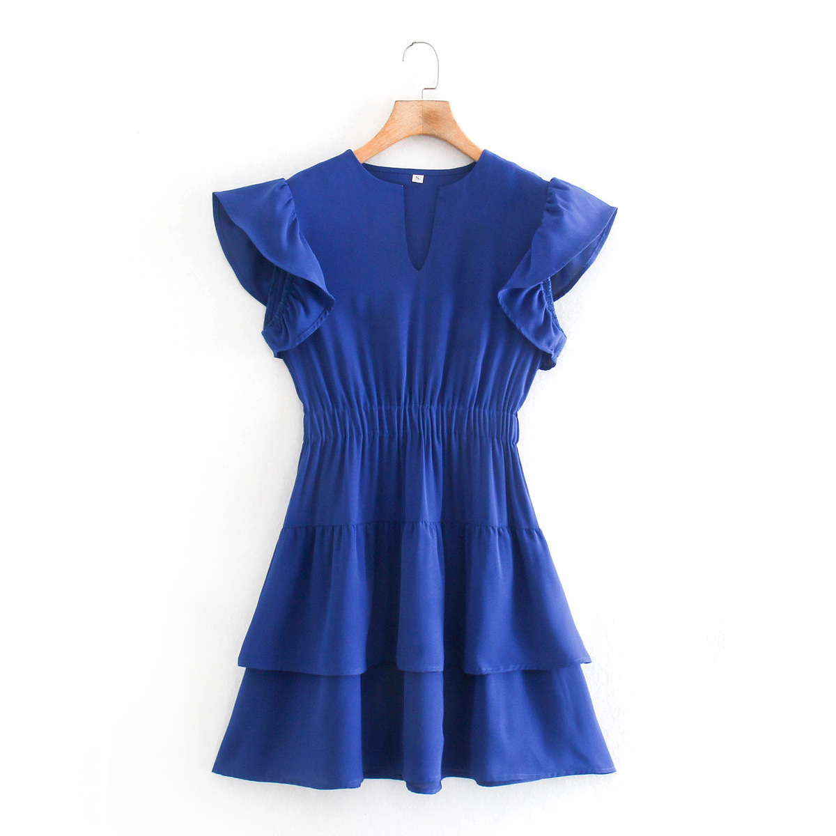 涤纶面料平纹蓝色图片