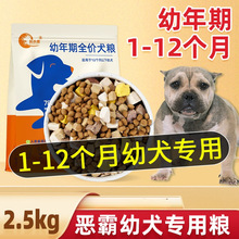 猛犬卡斯罗杜宾恶霸专用幼犬1-12个月狗粮满月5斤