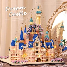 批发代发兼容乐高积木小颗粒公主梦幻城堡建筑女孩益智拼装玩具型
