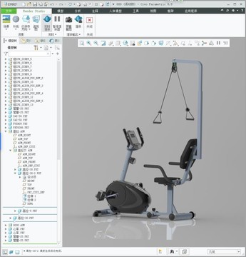 家用卧式健身车老人脚踏车中风偏瘫上下肢康复训练器材手腿部运动