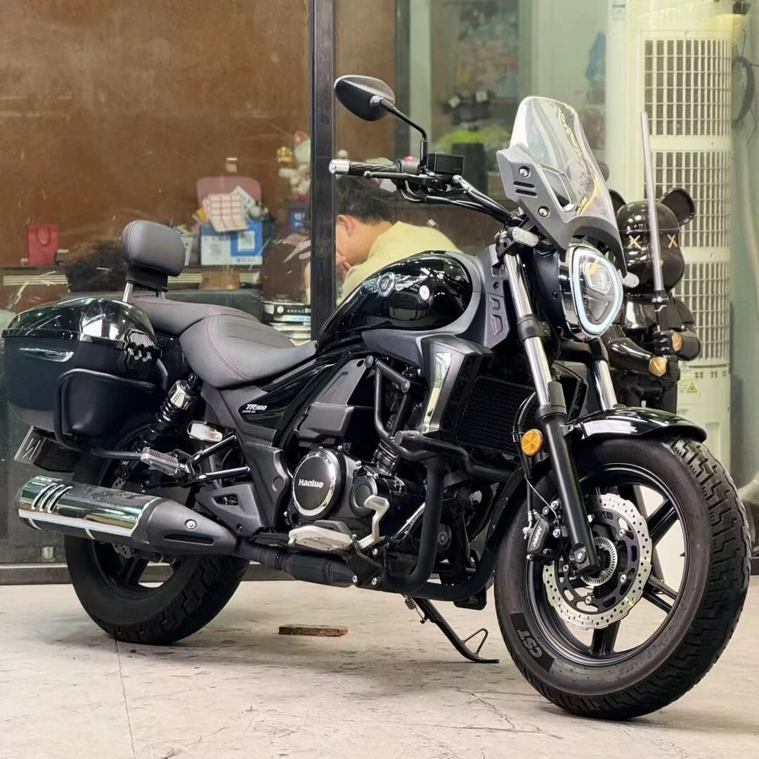 新款豪爵tr300太子车金吉拉钱江闪男士旅行复古巡航摩托车踏板车