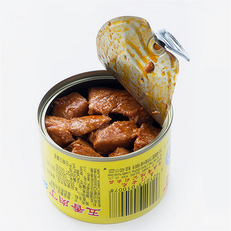 古龙食品五香肉丁罐头火锅料猪肉熟食下饭酱酒小菜小吃142g*24