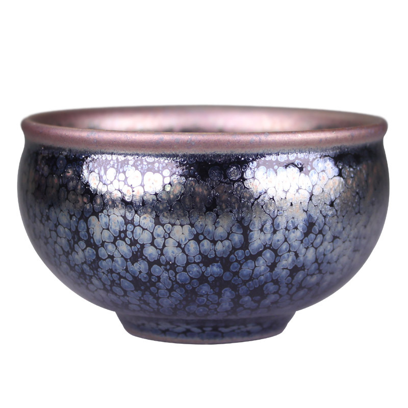 5折 陈叶琦油滴建盏|名家手 手工复古茶盏礼盒装附收藏证书日用