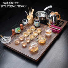 德化云香创意紫砂功夫茶具陶瓷茶壶套装茶台茶盘实木厂家批发特价