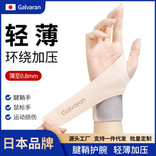 Galvaran 护腕手腕劳损扭伤腱鞘夏季薄款运动健身羽毛球网球护套