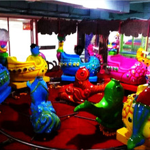欢乐喷球车室内游乐设备 美人鱼喷球车广场娱乐设施 厂家直供