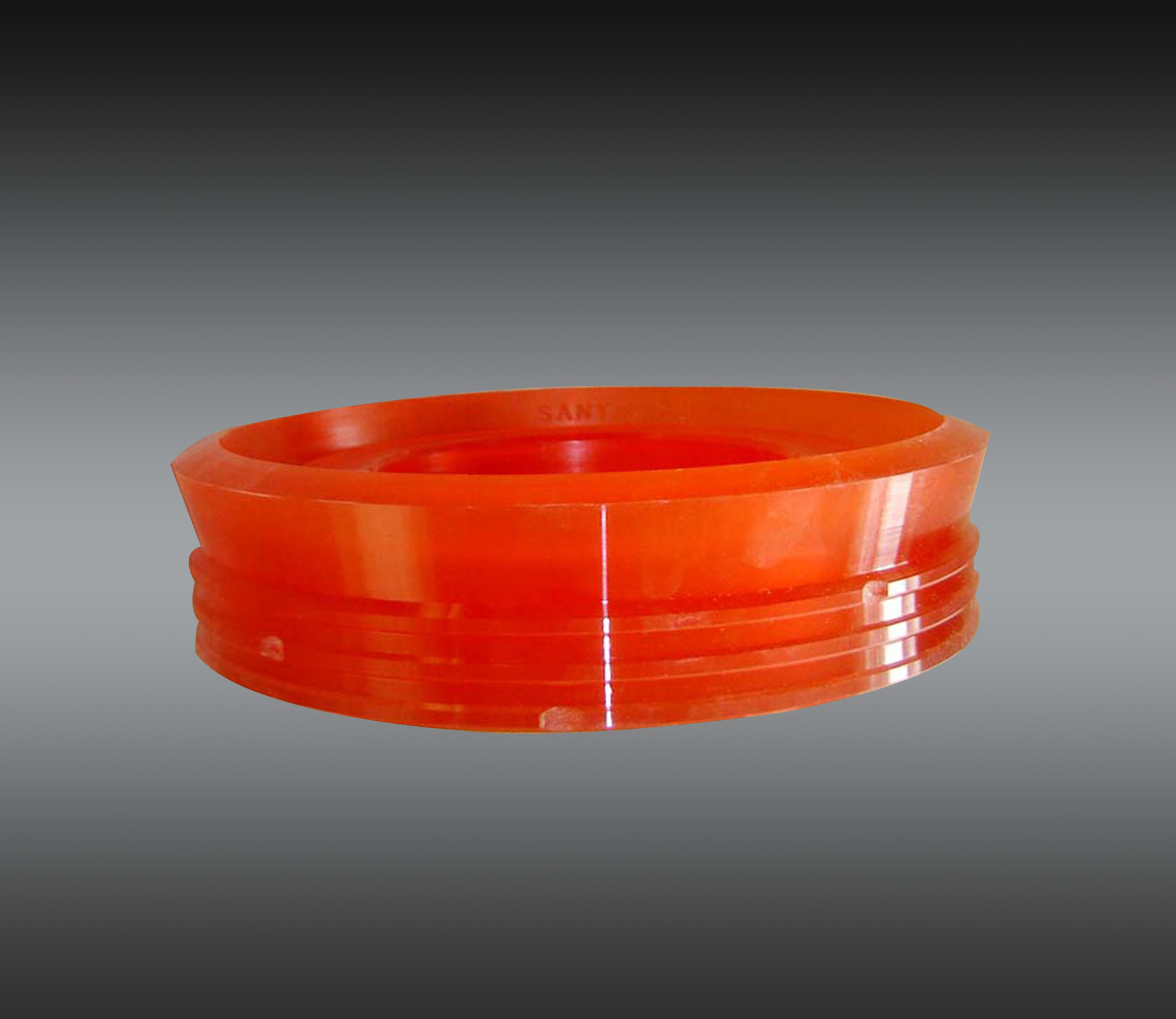 混凝土输送泵车橡胶活塞 聚氨酯分体活塞 橡胶加布整体活塞