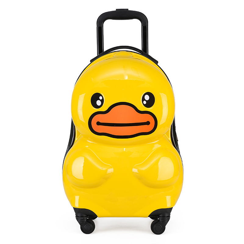 Cartoon Universal Wheel Children's Trolley Case 20-Inch 3d Outdoor Suitcase Cute Animal Student Boarding Bag