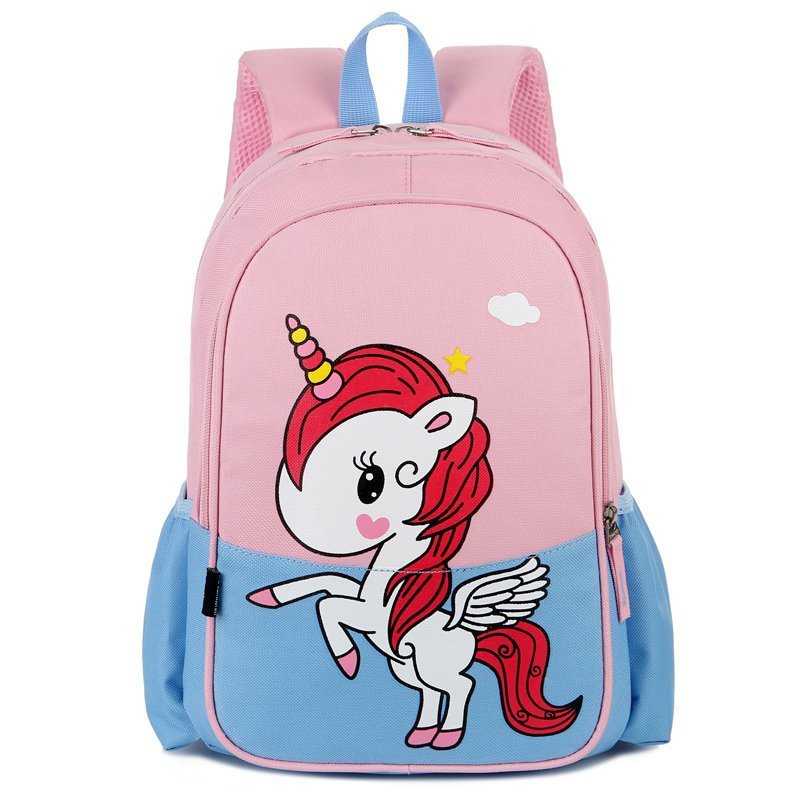 Cross-Border Children's Schoolbag Kindergarten Baby Boy and Baby Girl Cartoon Pattern Schoolbag 3-7 Years Old Student Backpack One Piece Dropshipping