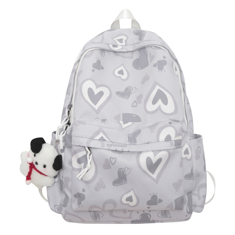 Schoolbag Female Junior High School Student Primary School Student Girls Backpack 2023 New Middle School Student High School Shoulder Bag Large-Capacity Backpack