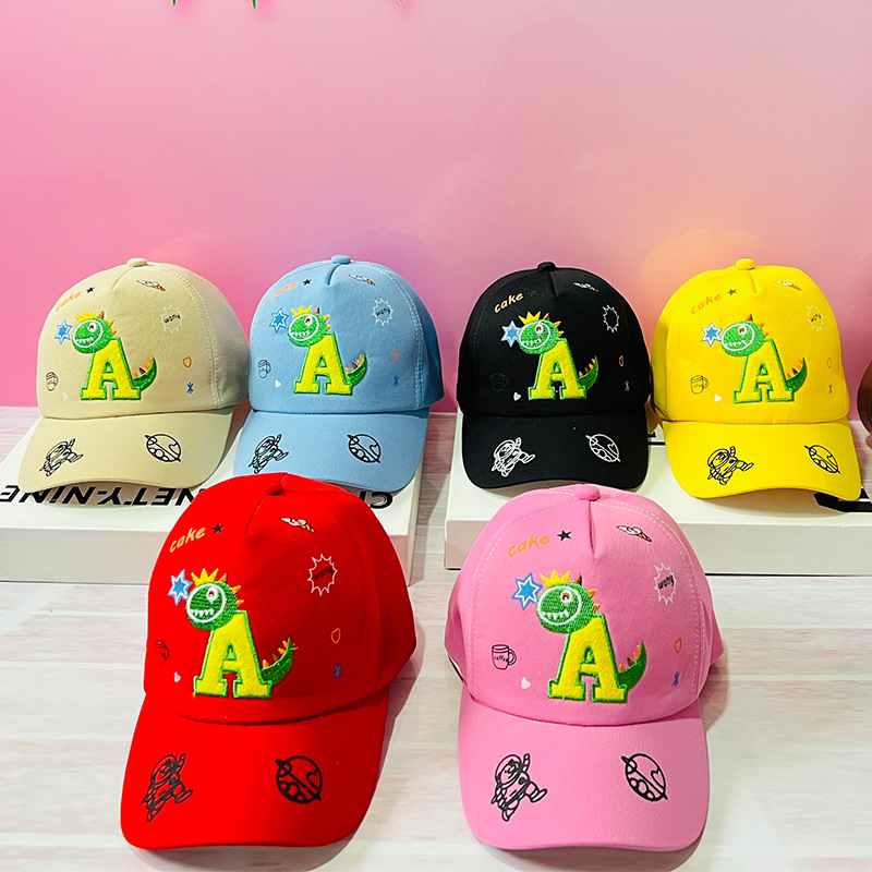baby cartoon baseball men‘s and women‘s bay hat spring and autumn thin wholesale casual letter embroidery outdoor peaked cap