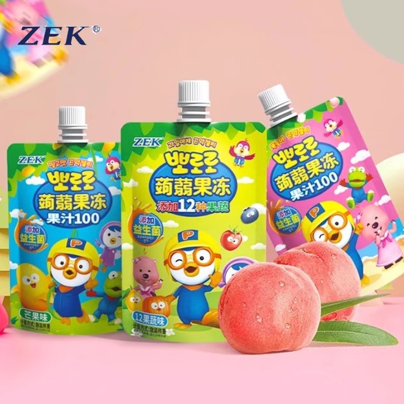 zek啵乐乐蒟蒻吸吸果冻芒果白桃果蔬味儿童零食礼物批发-阿里巴巴