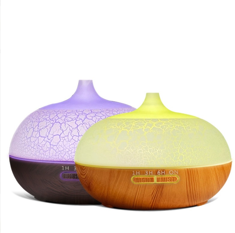 Iron Essential Oil Aroma Diffuser Diffuser Room Night Light Humidifier Vortex Colorful Aromatherapy Humidifier