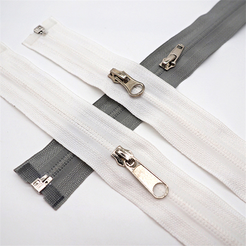 厂家现货5号金属拉链亮枪拉链开尾开口时尚箱包牛仔服饰反拉拉链