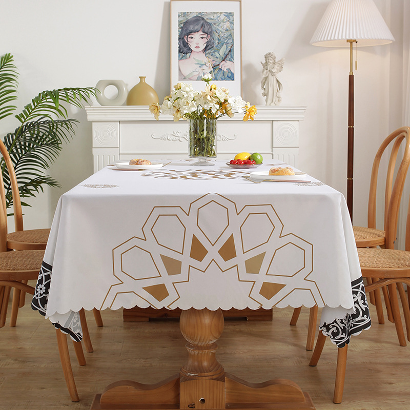亚马逊穆斯林开斋节装饰桌布犹太人派对月亮节日家用长条形餐桌布