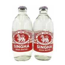 泰国进口苏打水 SINGHA伟狮苏打水碱性气泡水325ml  DIY调配饮料