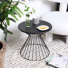 创意简约现代金属托盘式方形茶桌客厅沙发简约铁艺休闲可折叠边几