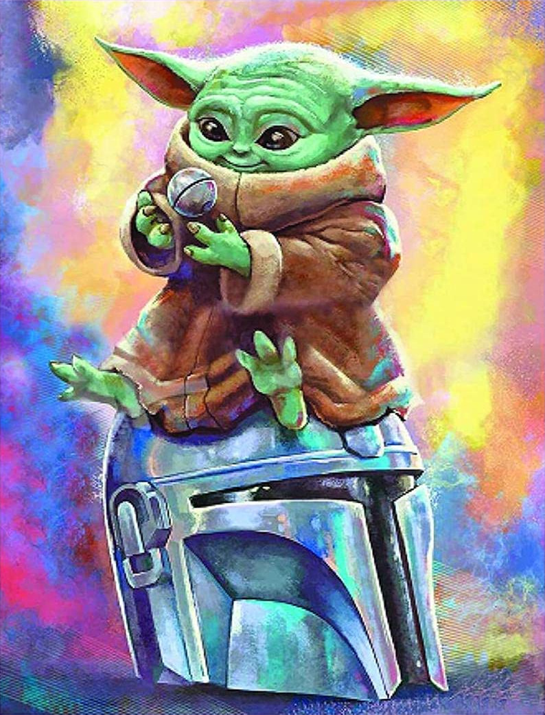 厂家直销尤达大师外星人满绣十字绣钻石绣