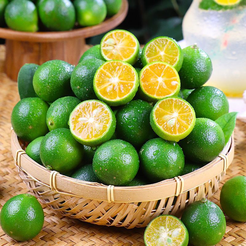 小青柠当天现摘海南青金桔小金桔橘子新鲜奶茶店水果新鲜青皮批发