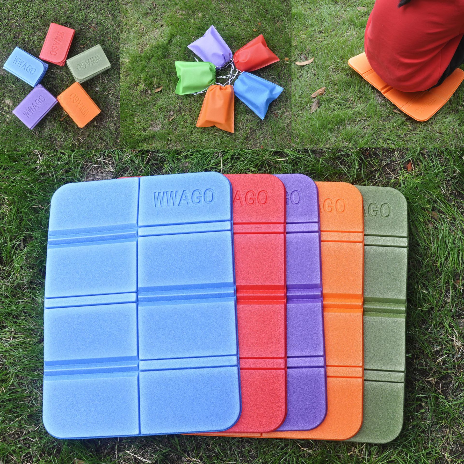 Outdoor Cushion 20% off Mountaineering XPe Moisture-Proof Music Festival Small Seat Cushion Waterproof Picnic Foldable Cushion Amazon