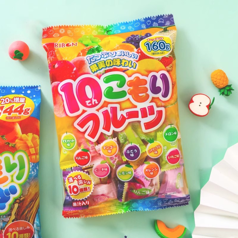 日本进口理本ribon汽水糖水果苏打碳酸味糖多口味硬糖结婚喜糖