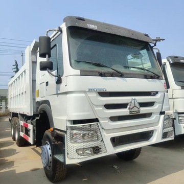 出口重汽豪沃howo 371 375马力 矿用砂石料翻斗车 运输自卸车