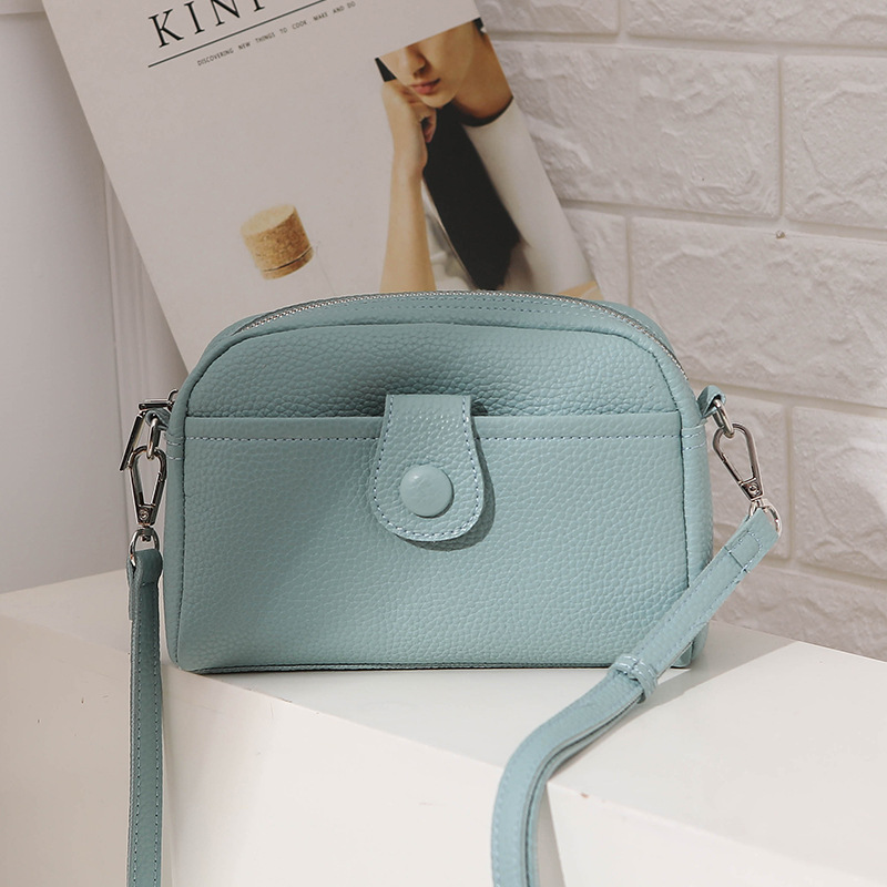 Factory Direct Sales Korean Small Bag Women's Fashion Messenger Bag 2023 New Simple Small Square Bag All-Match Shoulder Bag Fashion