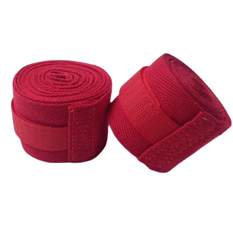 Professional Training Pure Cotton Boxing Bandage Sports Fitness Resistance Band Sweat-Absorbent Elastic Hand Guard Help Boxing Bandage