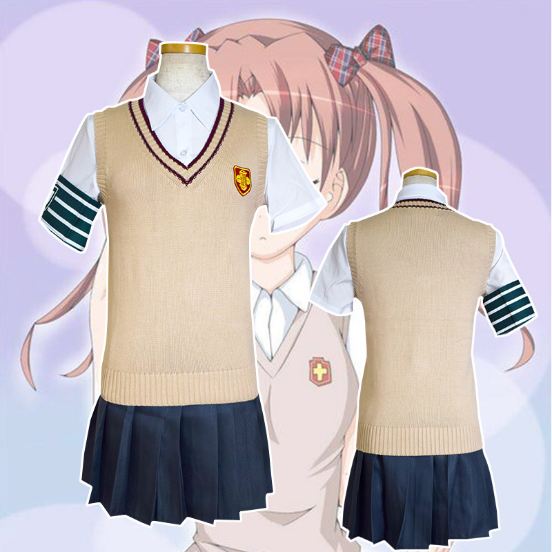 某科学的超电磁炮 御坂美琴cosplay炮姐白井黑子常盘台校制服跨境