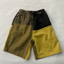 儿童短裤 夏季短裤 豹纹拼色 日系DD系列儿童服饰 中性 现货