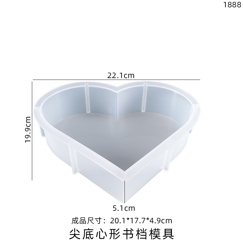 DIY Crystal Glue Mold round Body Six-Side Body Decoration Table Bookend Silicone Mold Amazon Recommended