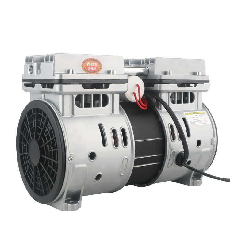 厂家直供空压机机头灶具专用低噪音灶台无油静音泵头空气压缩机