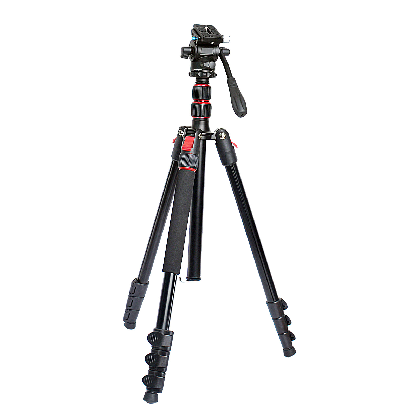 专业反折便携三脚架单反拍照直播摄像机云台套装微单摄影相机支架