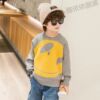 Boy sweater Autumn and winter new pattern children Sweater boy handsome Versatile CUHK Long sleeve T-shirts Base coat Boy sweater Autumn and winter new pattern children Sweater boy handsome Versatile CUHK Long sleeve T-shirts Base coat