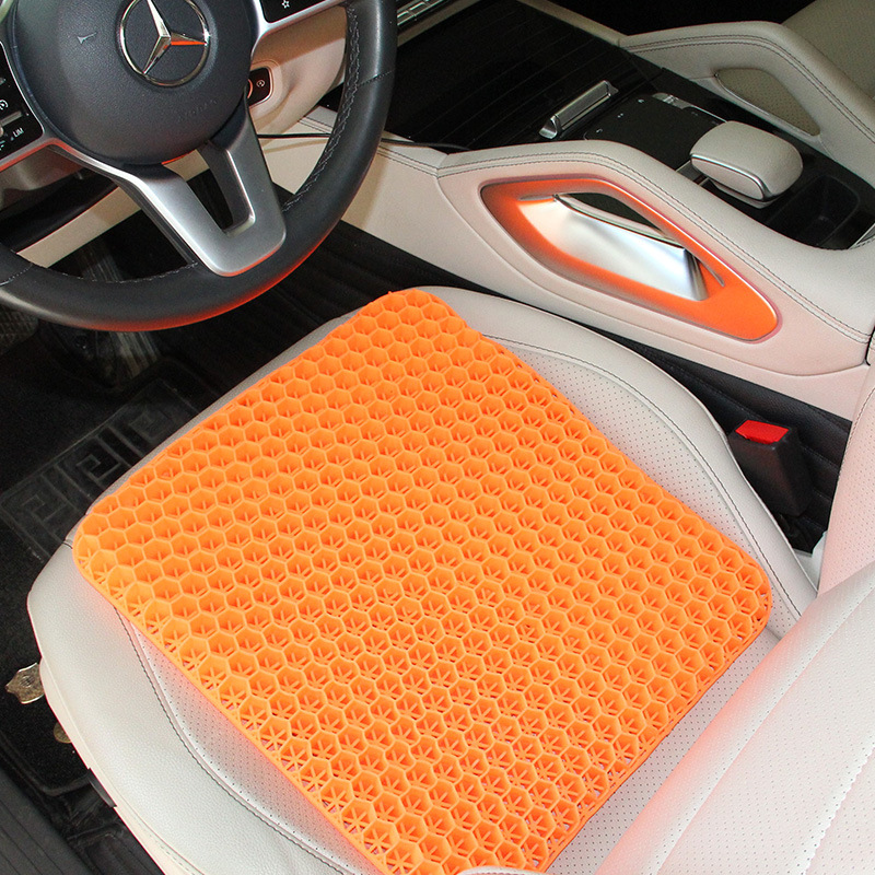 汽车坐垫蜂窝凝胶小车夏季座垫四季通用单片货车凉垫网红通风椅垫