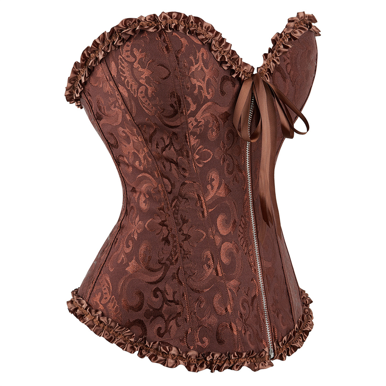 新款塑身上衣性感婚纱托胸聚拢束腰紧身衣性感宫廷塑身衣一件代发