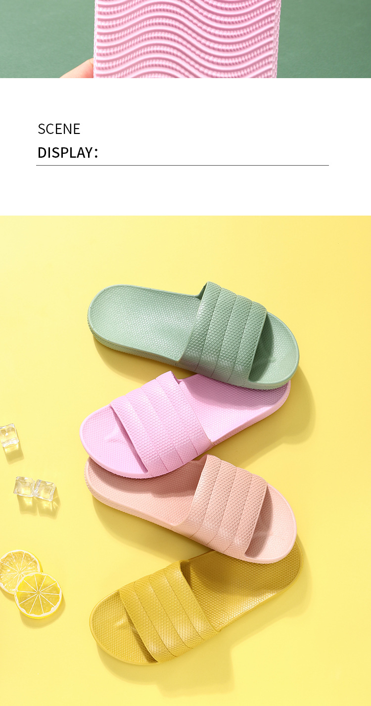 酷趣9825男女居家情侣注塑鞋 糖果色彩色家用浴室凉拖鞋夏季款