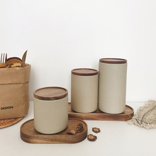 日式陶瓷茶叶密封罐咖啡豆家用高颜值保存罐厨房收纳罐储物罐套泉