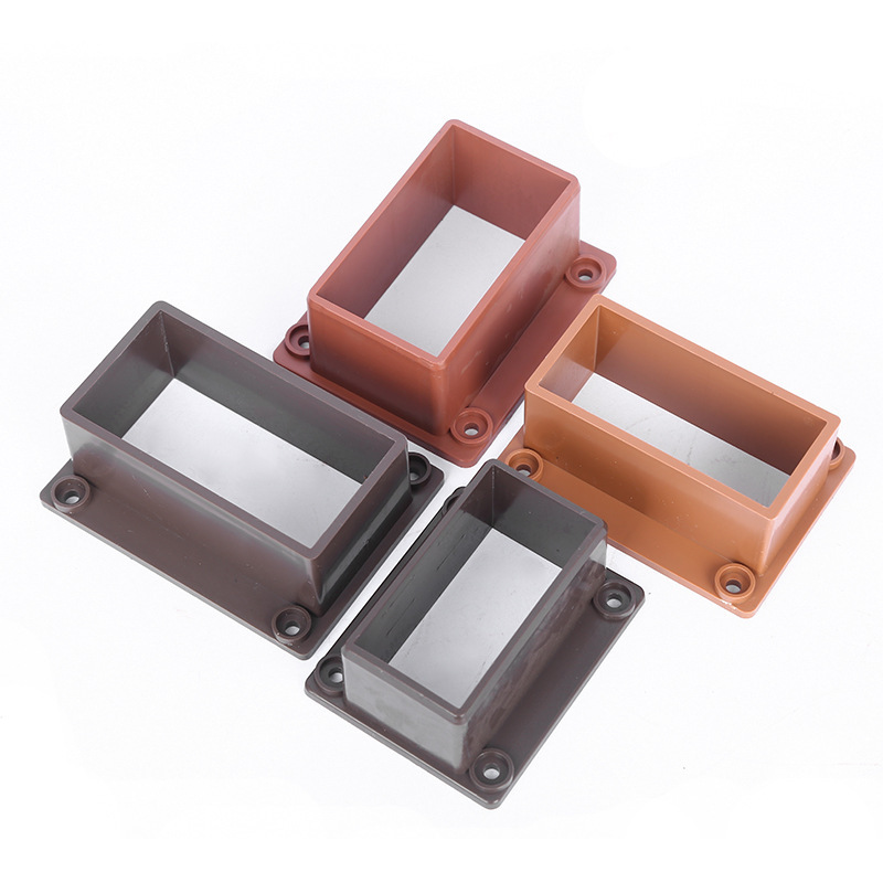 护栏直向固定外连接件户外木塑护栏杆紧扣件安装配件厂家现货批发