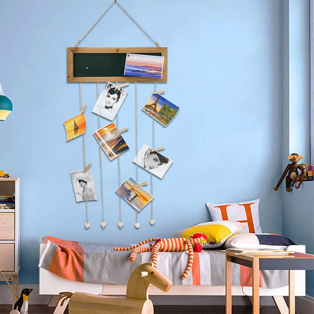 墙饰挂饰磁性黑板拼贴照片悬挂展示墙壁装饰功能性图片整理展示